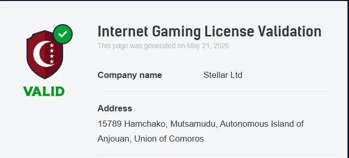 candicabz casino licence 
