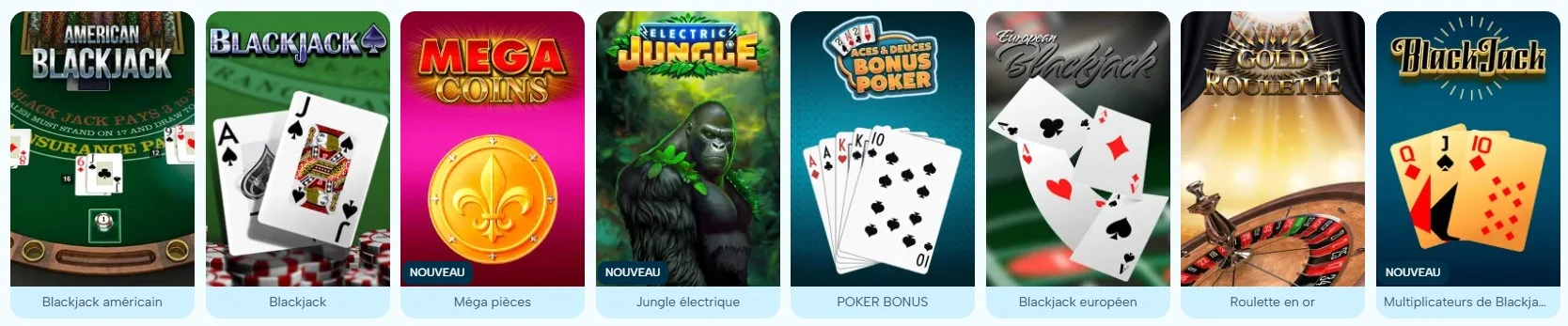CandiCabz Casino Jeux de table